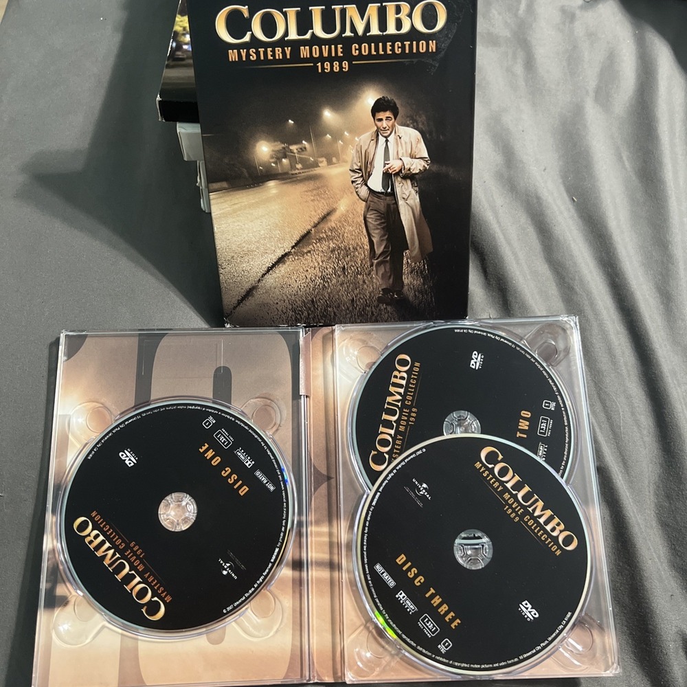Columbo‎ Mystery Movie Collection 1989 DVD Set 3 Disc Peter Falk - Picture 6 of 6